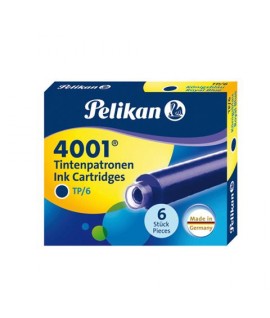 CARTUCCE STILO PELIKAN TP6 BLU 6PZ