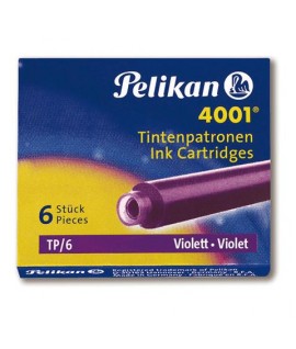 CARTUCCE STILO PELIKAN TP6 VIOLA 6PZ