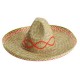 CAPPELLO SOMBRERO PAGLIA DECORATO CT5804