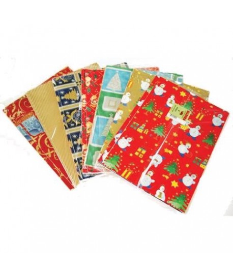 CARTA REGALO NATALE REX CM70X100 BL.4FF