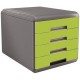 CASSETTIERA ARDA 18P4P MYDESK VERDE 4C