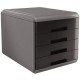 CASSETTIERA ARDA 18P4P MYDESK NERO 4C