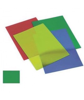 FOGLIO RIL PVC A4 180MY VERDE TRAS 100PZ