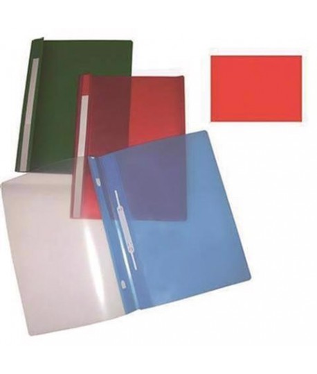 CARTELLINA CON FERMAGLIO A4 ROSSO 5PZ