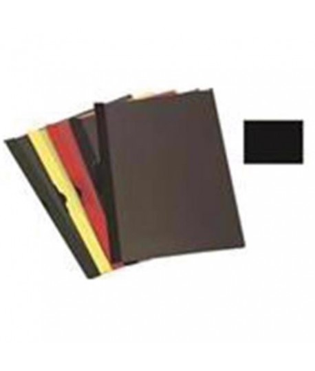 CARTELLINA CON CLIP SP.4MM A4 NERO 5PZ