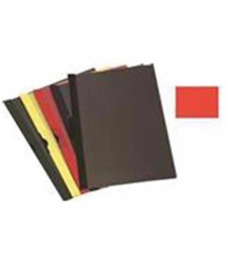 CARTELLINA CON CLIP SP.4MM A4 ROSSO 5PZ