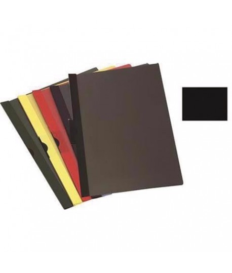 CARTELLINA CON CLIP SP.8MM A4 NERO 5PZ