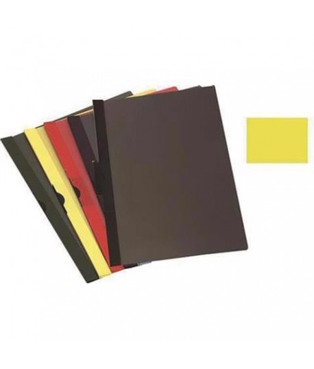 CARTELLINA CON CLIP SP.8MM A4 GIALLO 5PZ