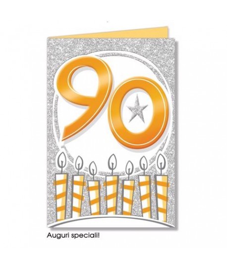 BIGLIETTO CROMO B.C. 90 ANNI METAL 6PZ