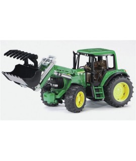 BRUDER 02052 TRATTORE JOHN DEERE C/BENNA