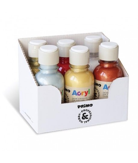 TEMPERA ACRILICA CMP METAL 6PZ.ASSORTITI