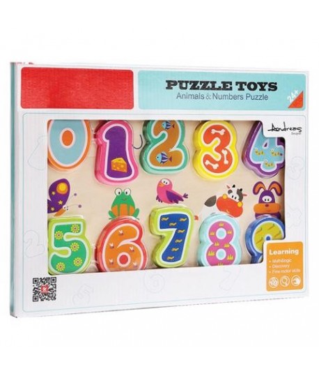 MAZZEO 08629 PUZZLE ANIMAL NUMERI