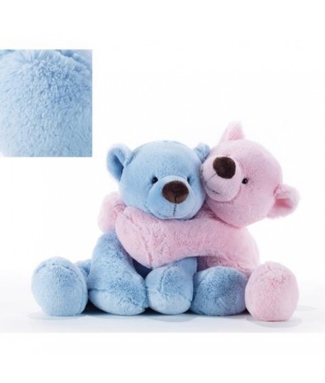 PLUSH 09422 BABY ORSETTO AZZURRO 43*28CM