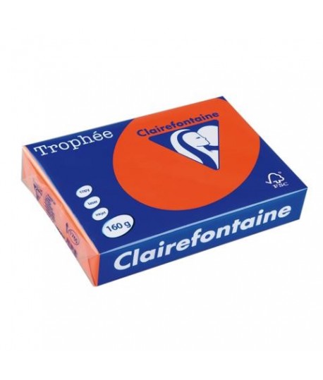 CARTA TROPHEE 160G A4 ARANCIO 1765 250F