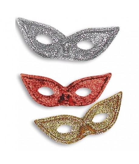 MASCHERA DOMINO GLITTER CT1258