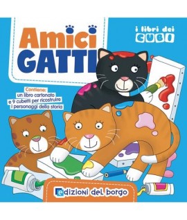 AMICI GATTI LIBRO CUBI GIUNTI 80694C