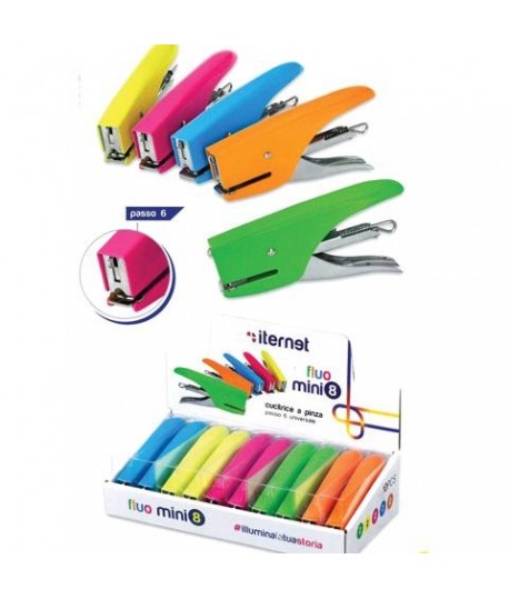 MINICUCITRICE A PINZA ITERNET FLUO MINI8