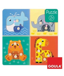 GOULA 54002 PUZZLE LEGNO MAMMA E BIMBO