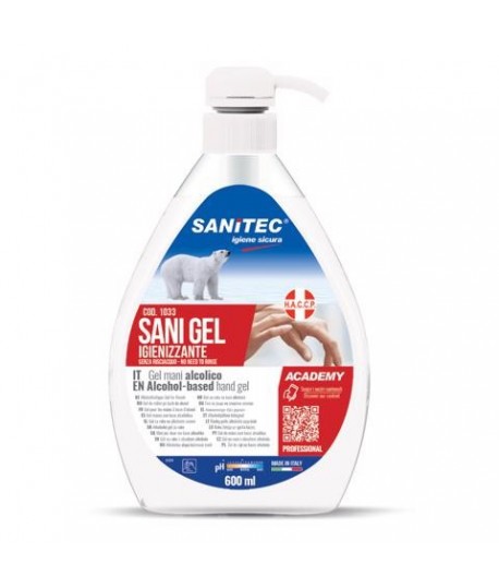 GEL DISINFETTANTE MANI SANITEC 600ML