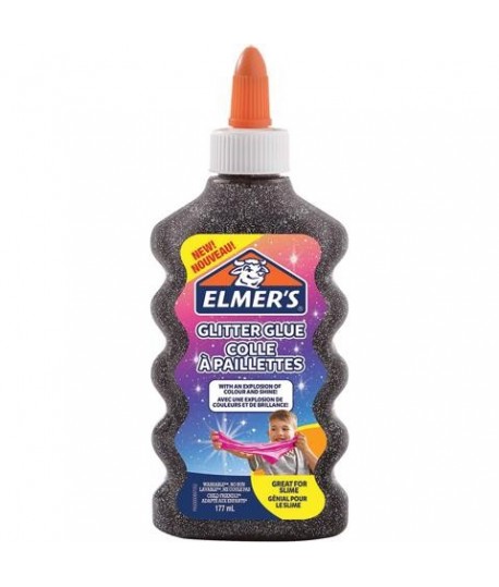 ELMER'S COLLA LIQUIDA GLITTER NERO 177ML