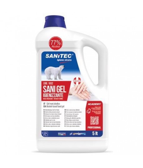 GEL DISINFETTANTE MANI SANITEC 5 LITRI