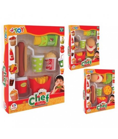 GLOBO 39567 SET FAST FOOD CHEF ITALIA