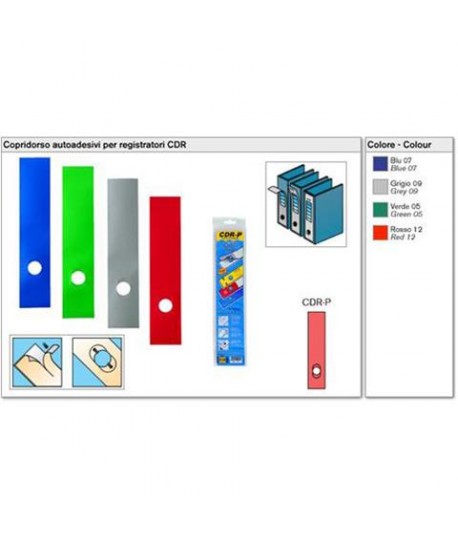COPRIDORSO CARTA SEI CDR-C ROSSO 10PZ