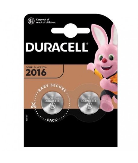 PILE DURACELL DL2016/CR2016 3V 2PZ