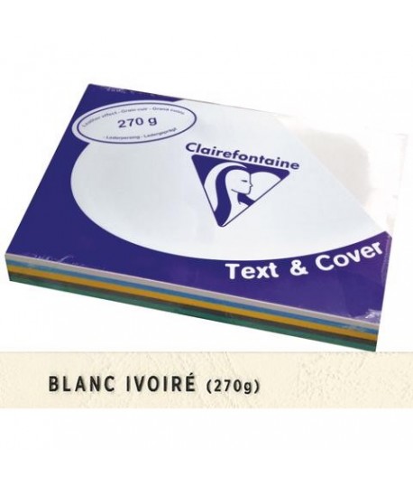 CARTONCINO TEXTCOVER 270G A4 AVORIO 100F