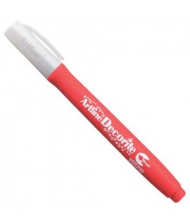 PENNARELLO ARTLINE DECORITE BRUSH ROSSO