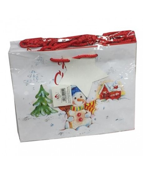 SHOPPER STAR OLAF NATALE 23X10X18H