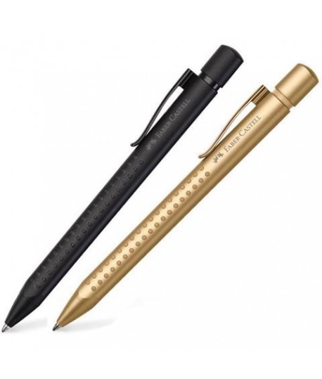 PENNA SFERA FABER-C GRIP GOLD&ALL BLACK