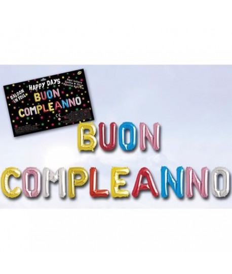 Comprare GONFIABILE SCRITTA BUON COMPLEANNO 2361, Vendita online