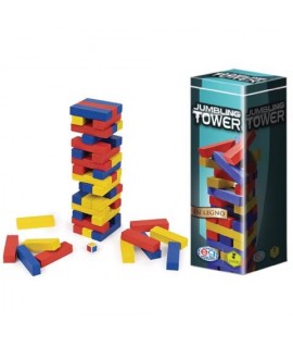 E.G. JUMBLING TOWER COLORATA IN LEGNO