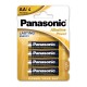 PILE ALKALINE PANASONIC AA 1,5V 4PZ