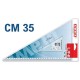 SQUADRA ARDA UNI 28835SS 35CM 60° INCISA