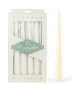 Cereria di Giorgio Liturgico Particola per Santa Messa 8x8x8 cm 25 unità Bianco 