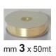 NASTRO DOPPIO RASO B103 MM3 AVORIO 50M
