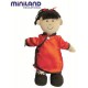 MINILAND 96306 BIMBA ASIATICA STOFFA