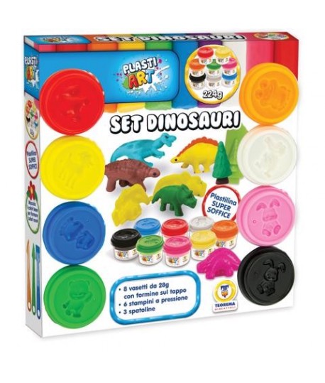 TEOREMA 74189 PLASTIART SET DINOSAURI