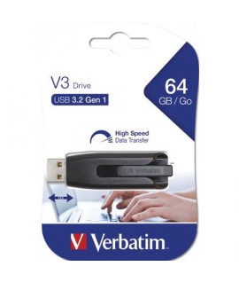 PENDRIVE USB 3.0 VERBATIM V3 64GB