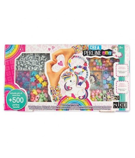 NICE 87001 PERLINE UNICORNO ABC 500PZ