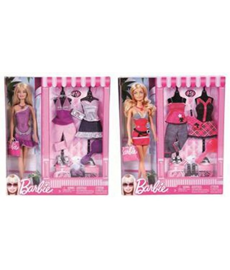 MATTEL N8820 BARBIE CON ABITI