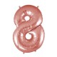 MYLAR NUMERO 8 ROSA CM.101 RCRG 8/01