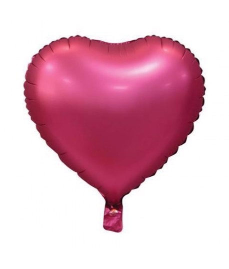 MYLAR CUORE 18" FUXIA SATINATO 989495-01