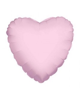 MYLAR CUORE 18" ROSA CHIARO 34112-18/01