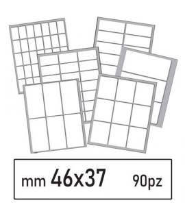 ETICHETTE BIANCHE 35 MM 46*37 90PZ