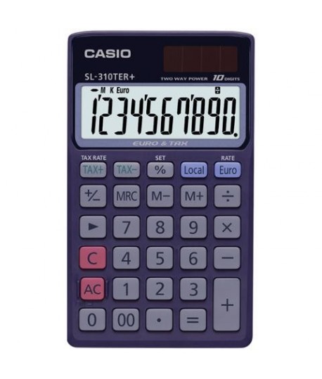 CALCOLATRICE CASIO SL-310TER DISPLAY 10C