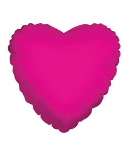 MYLAR CUORE 18" FUXIA 17169/01