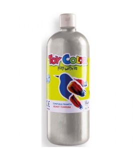 TEMPERA TOYCOLOR 554-25 ARGENTO 1000ML